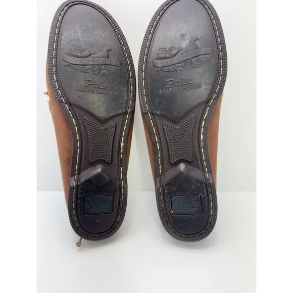 Polo Country Ralph Lauren Sportsman Kilt Tassle Loafer Shoes Men's Size 12 D - Picture 6 of 8